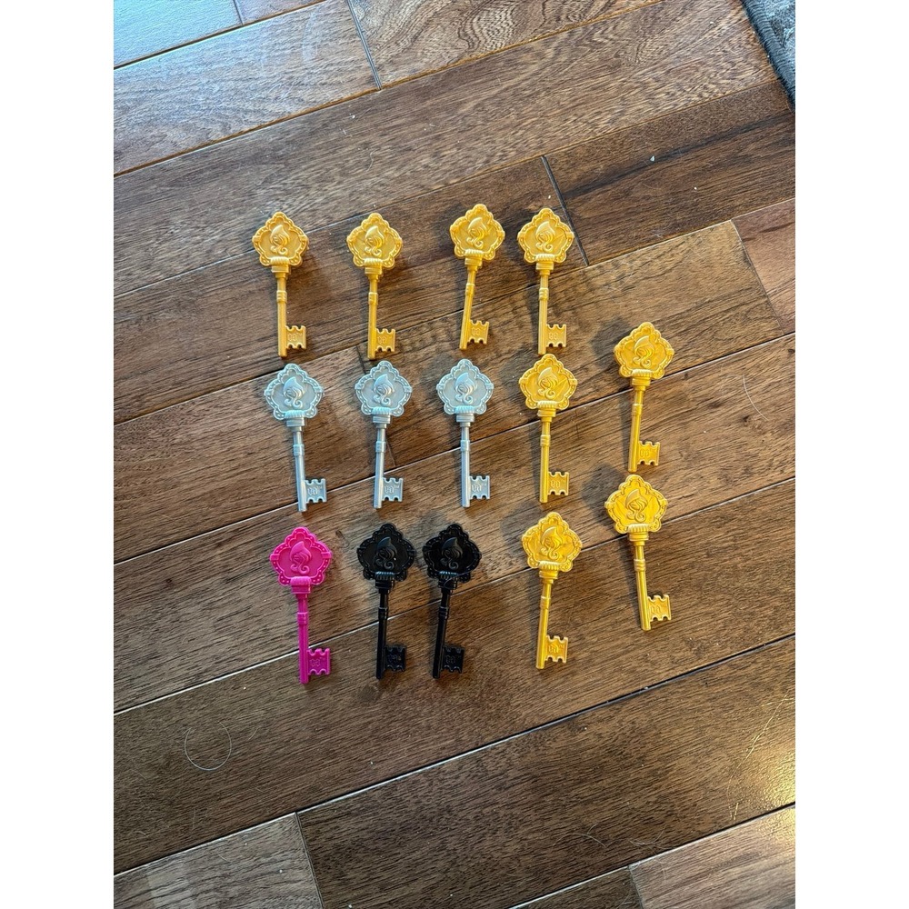 Lot of 14 Ever After High Brushes Black Silver Gold